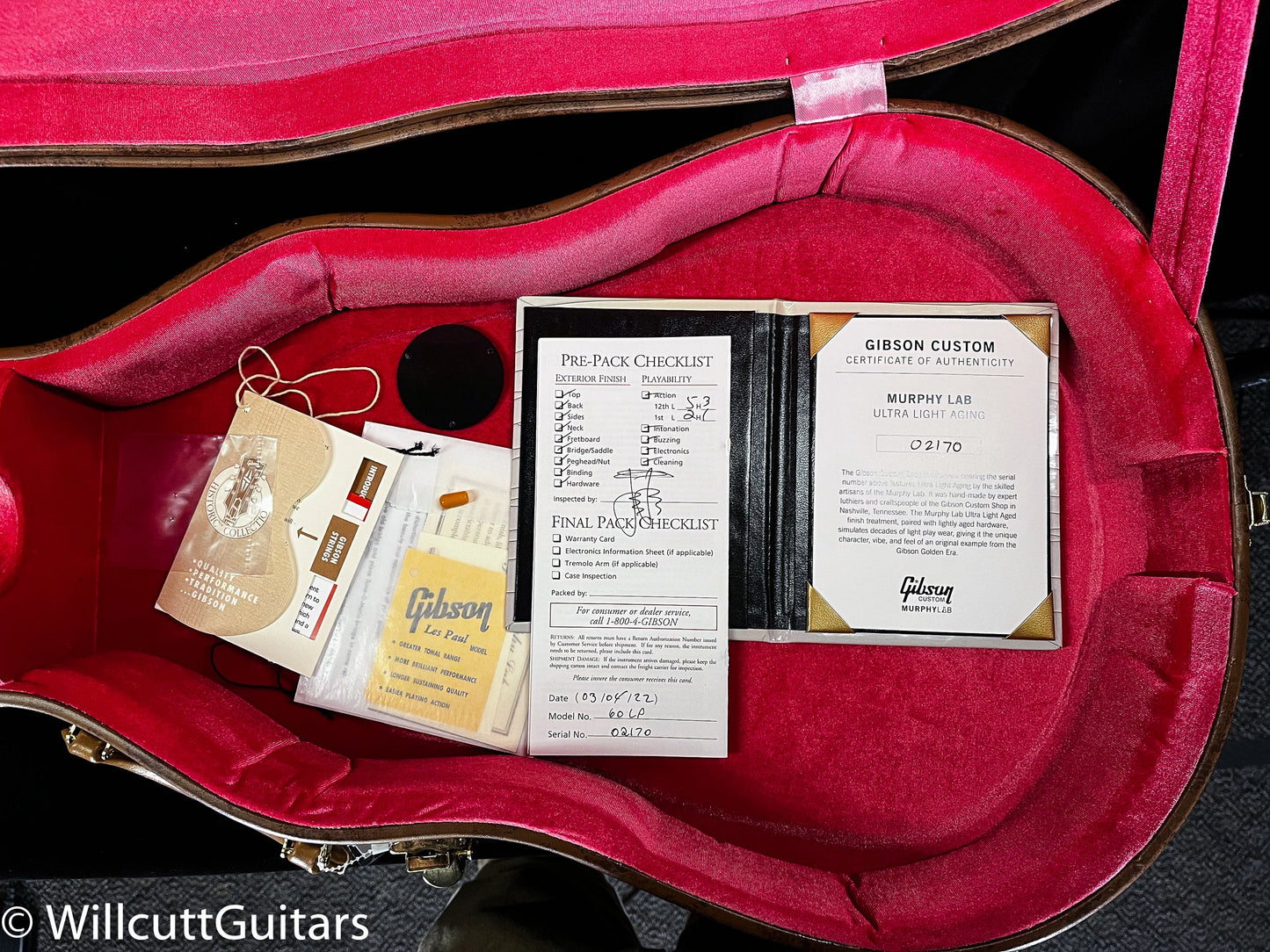 Gibson Custom Shop 1960 Les Paul Standard Murphy Lab Ultra Light Aged Orange Lemon Fade (170)