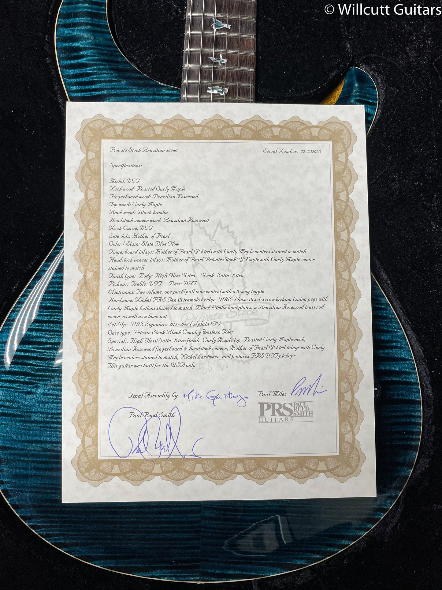 PRS Private Stock 9880 DGT Slate Glow (023)