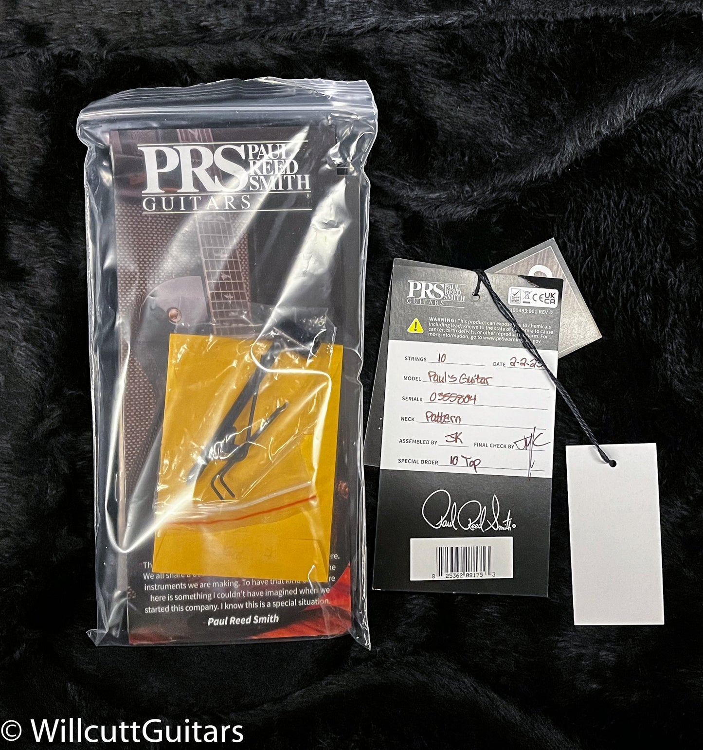 PRS Paul's Guitar Charcoal Cherry 10 Top (804)