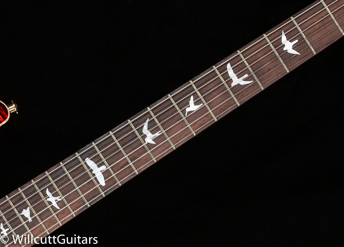 PRS Wood Library Studio Charcoal Cherry Burst 10 Top Torrefied Maple Neck (844)