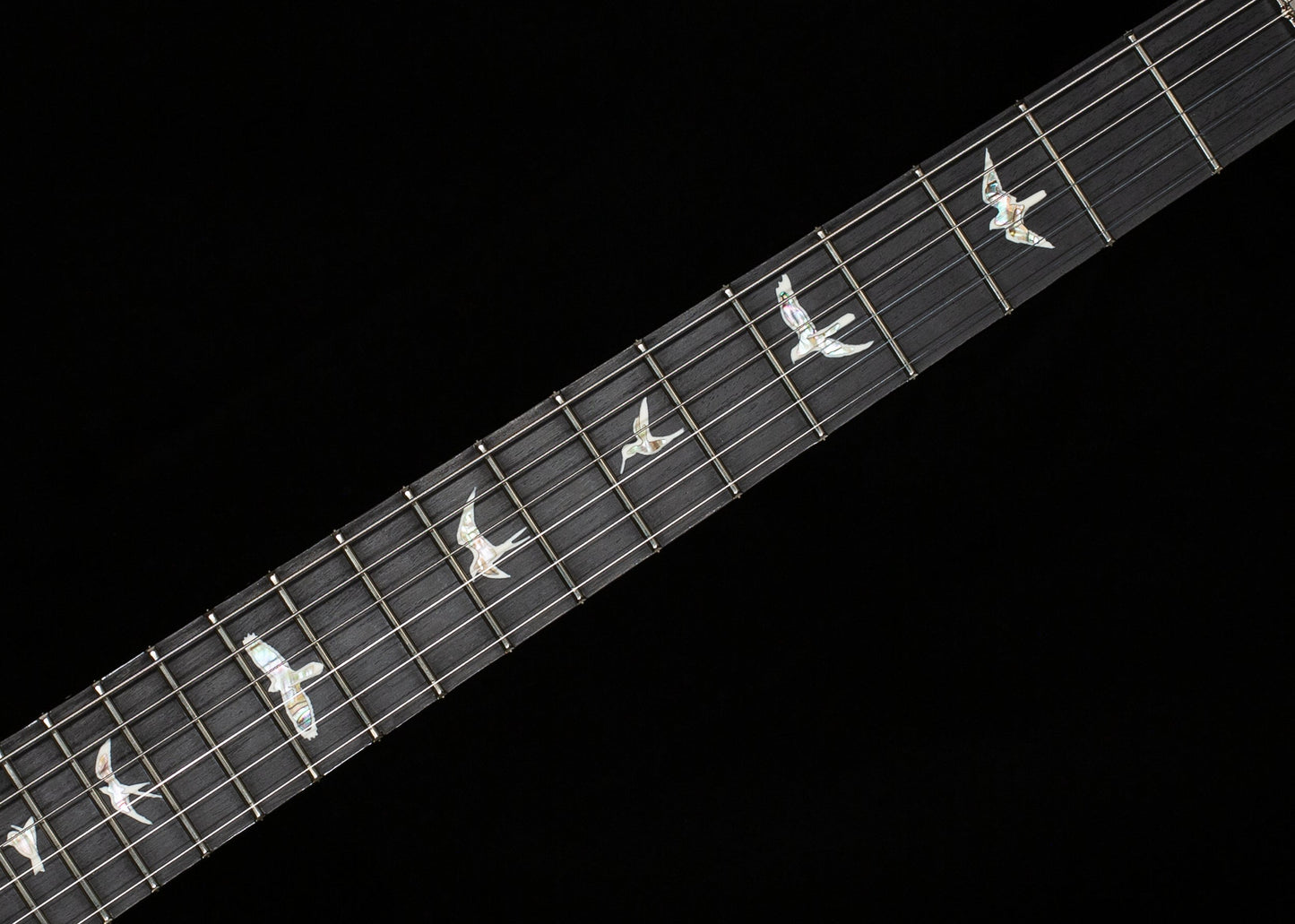 PRS Custom 24 Floyd, Flame Maple 10 top Charcoal Burst (943)