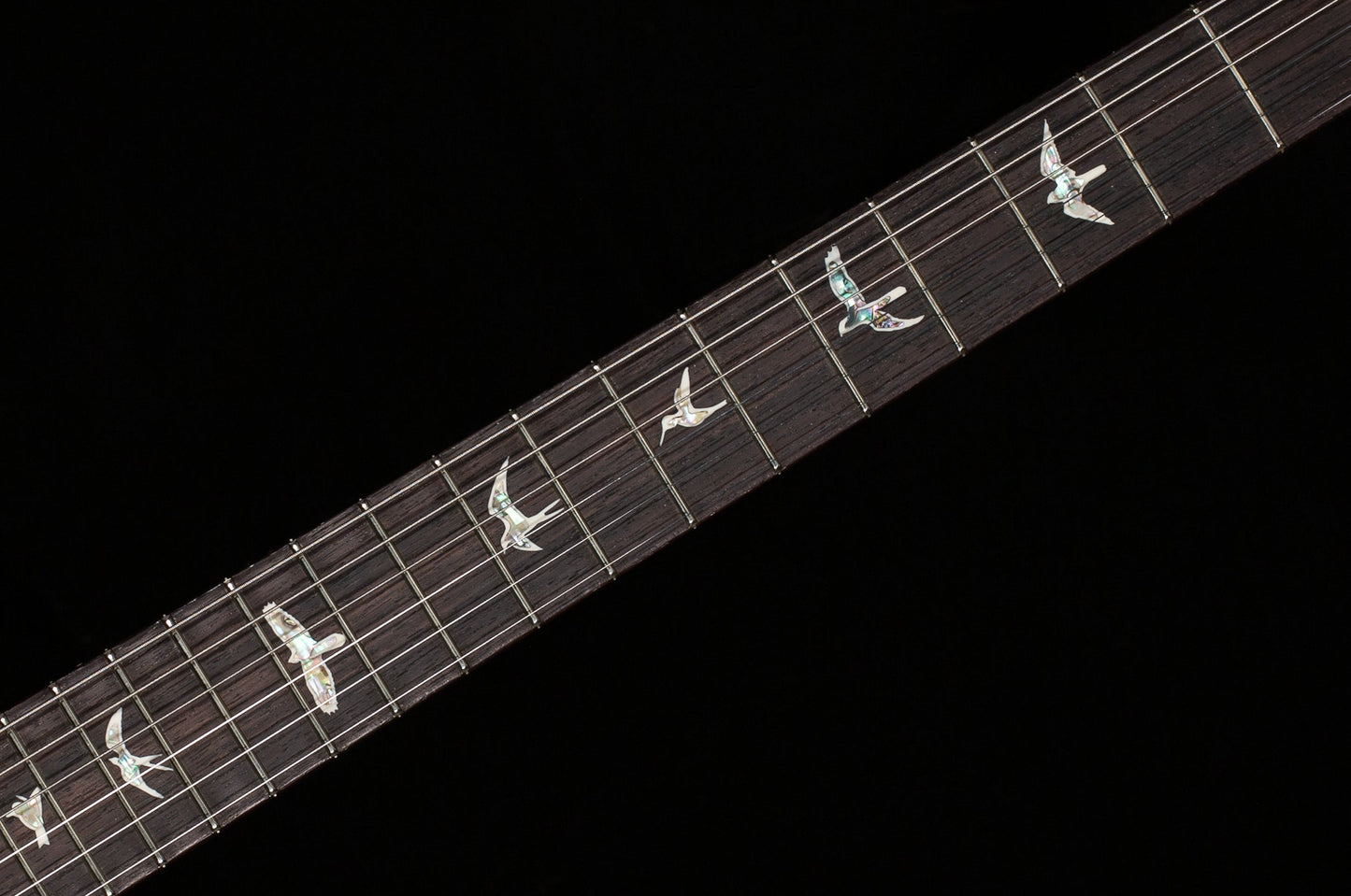 PRS Hollowbody II Piezo Black Gold Wraparound Burst 10 Top (829)