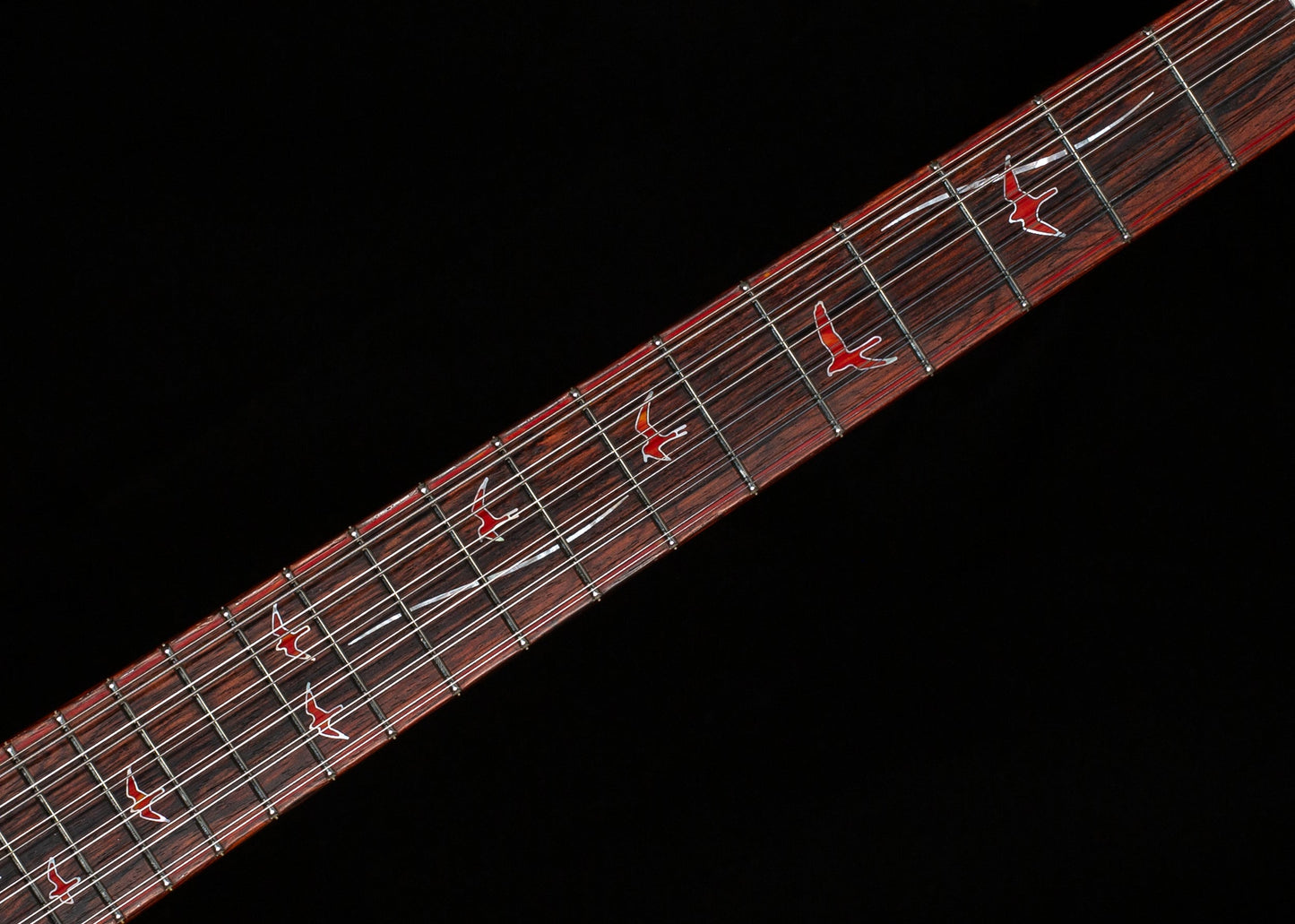 PRS Private Stock 11010 Custom 22 12 String Semi-Hollow Blood Orange Glow (886)