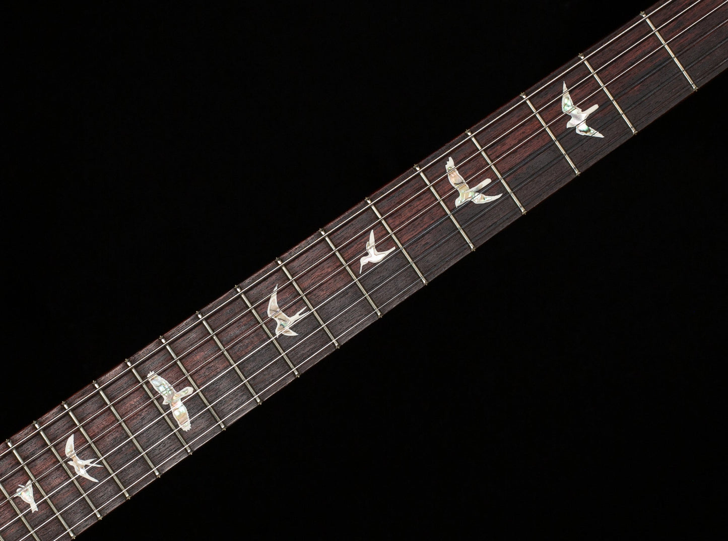 PRS Hollowbody II Piezo Black Gold Wraparound Burst 10 Top (575)