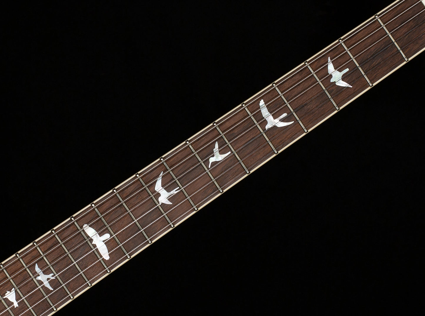 PRS Wood Library McCarty 594 Hollowbody II Torrefied Maple Neck Brazilian Rosewood Blood Orange Smokeburst 10 Top (402)