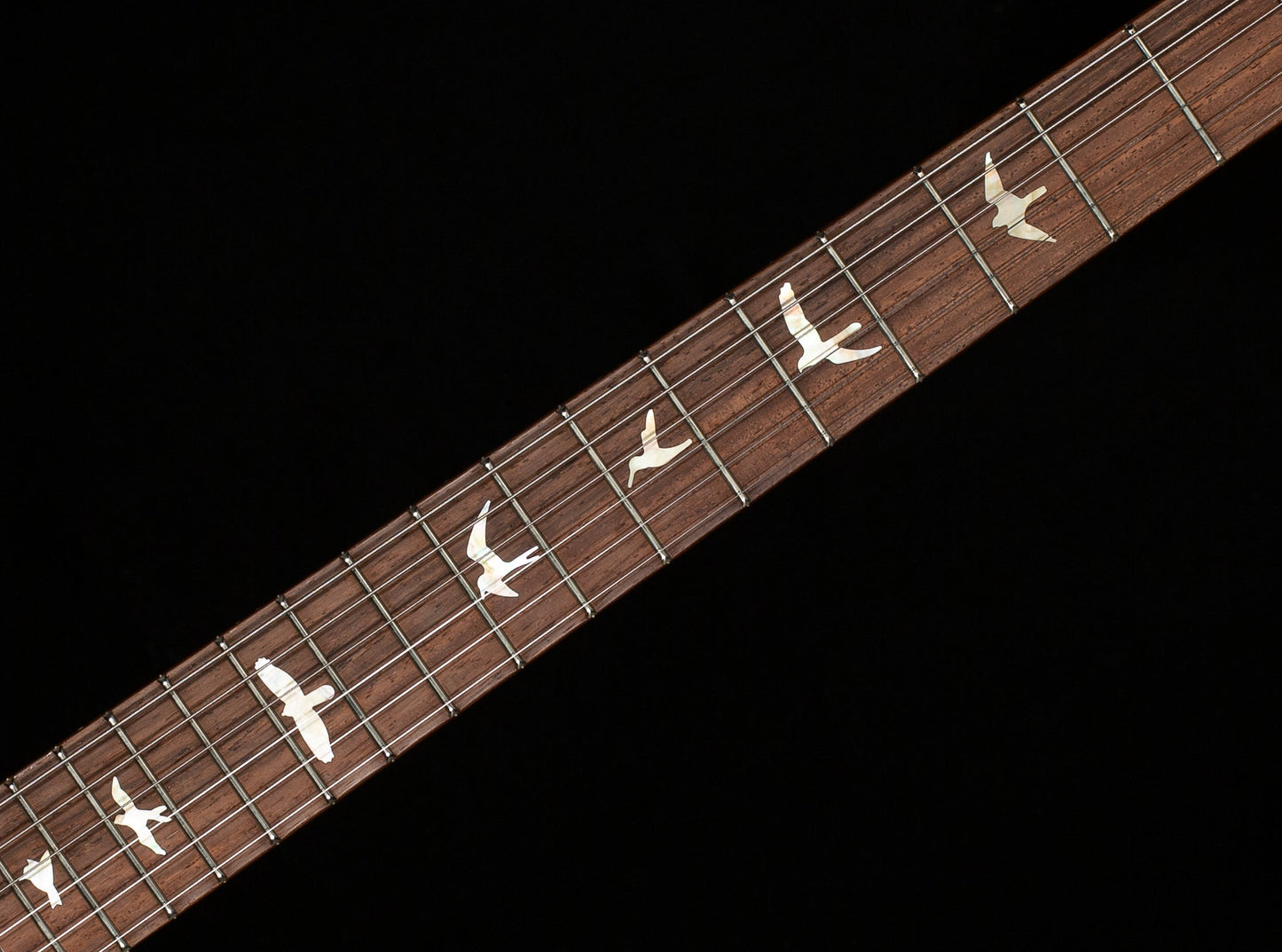 PRS Wood Library Hollowbody II Piezo Orange Tiger 10 Brazilian Rosewood (750)