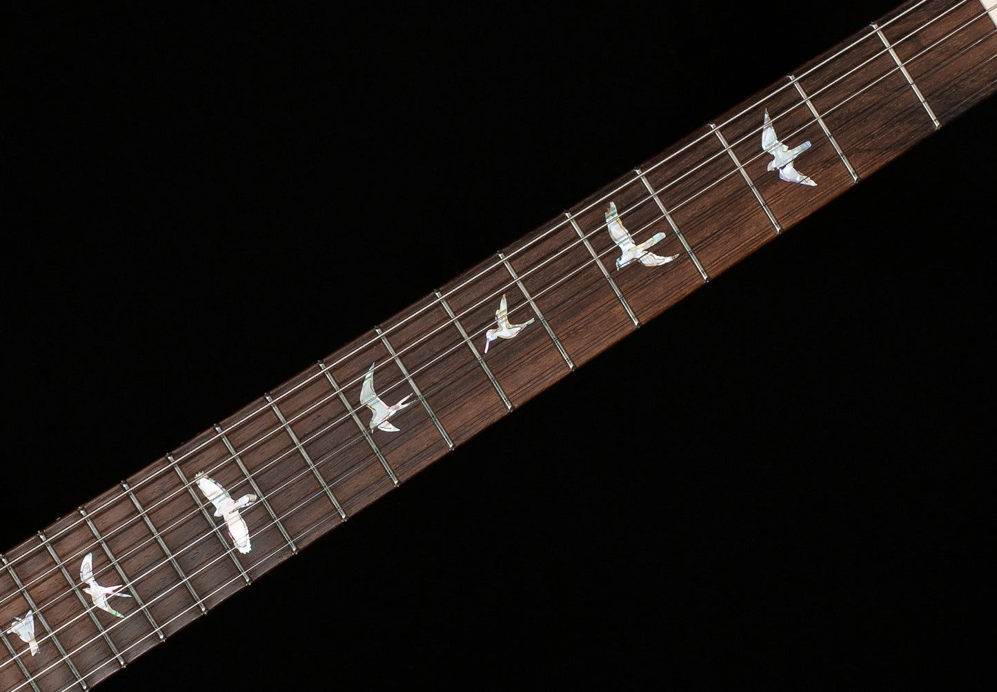 PRS Wood Library Willcutt Exclusive Hollowbody II Piezo Carroll Blue Stained Neck 10 Top (093)