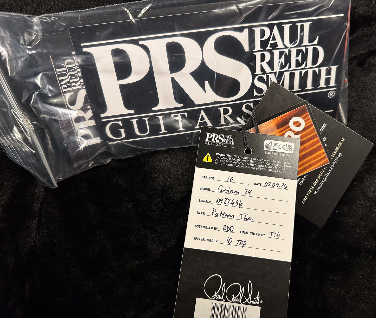 PRS Custom 24 Limited Arctic Blue 10 Top (696)