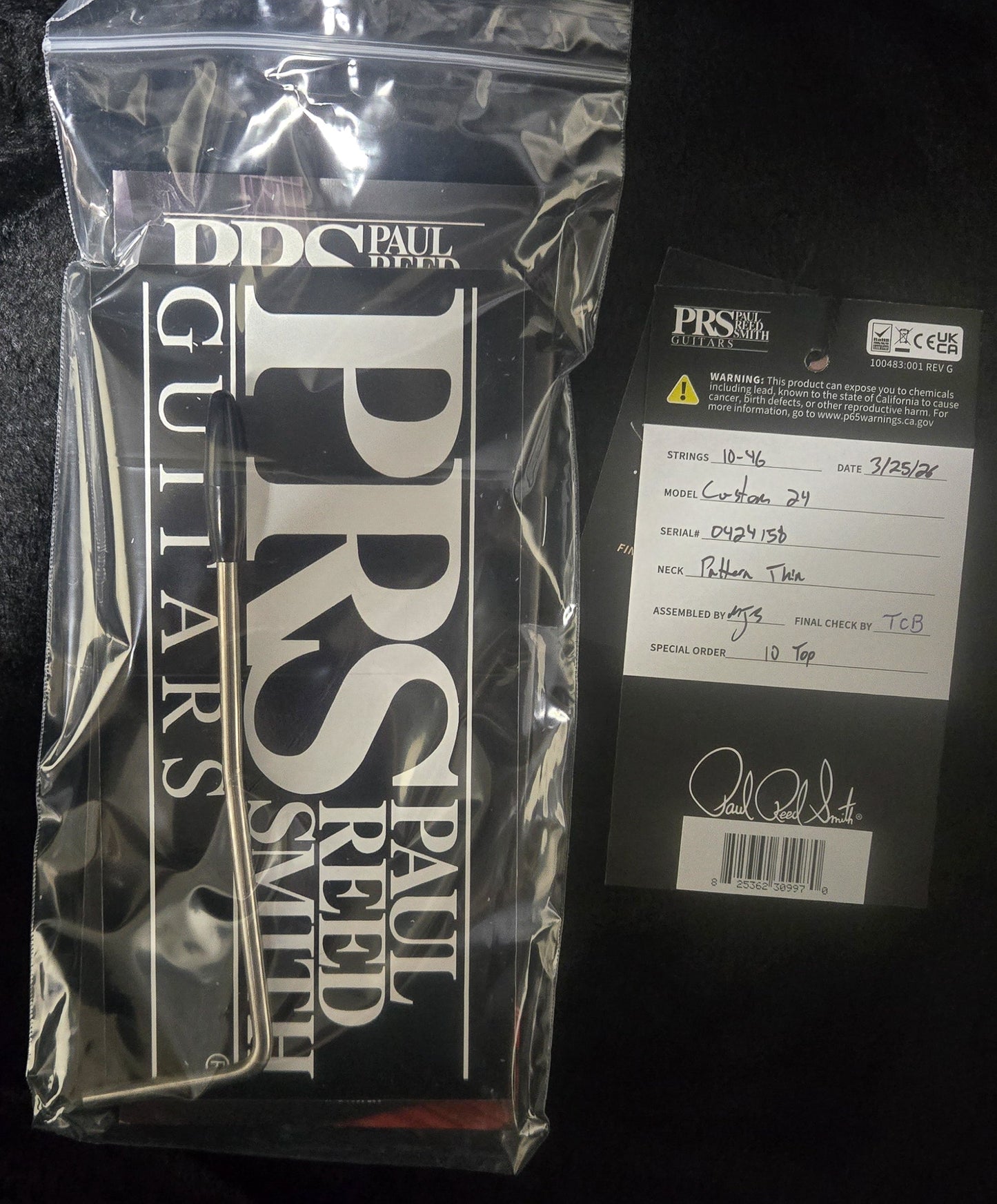 PRS Custom 24 Arctic Blue 10 Top (158)
