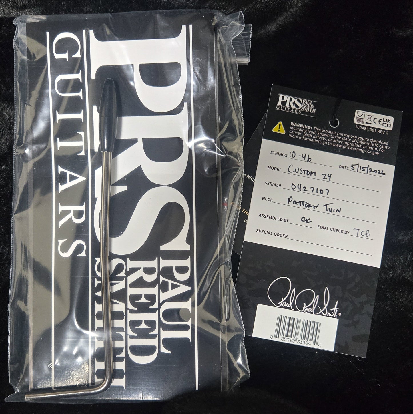 PRS Custom 24 Limited Edition Private Stock Color Faded Indigo Artist Top (107)