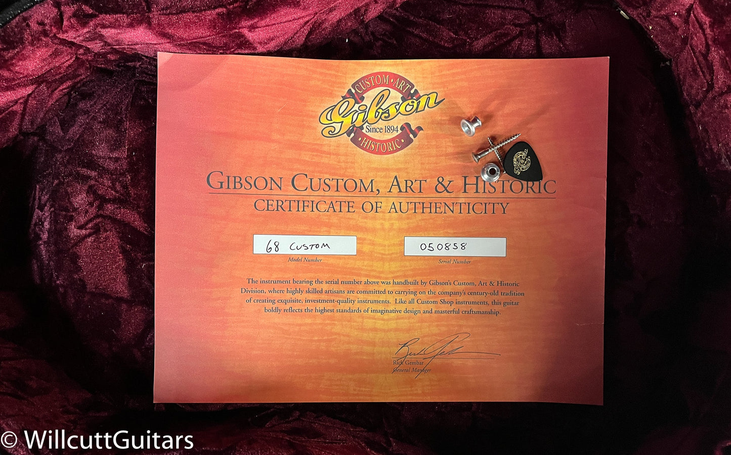 Gibson Custom Shop 1968 Les Paul Custom Ebony
