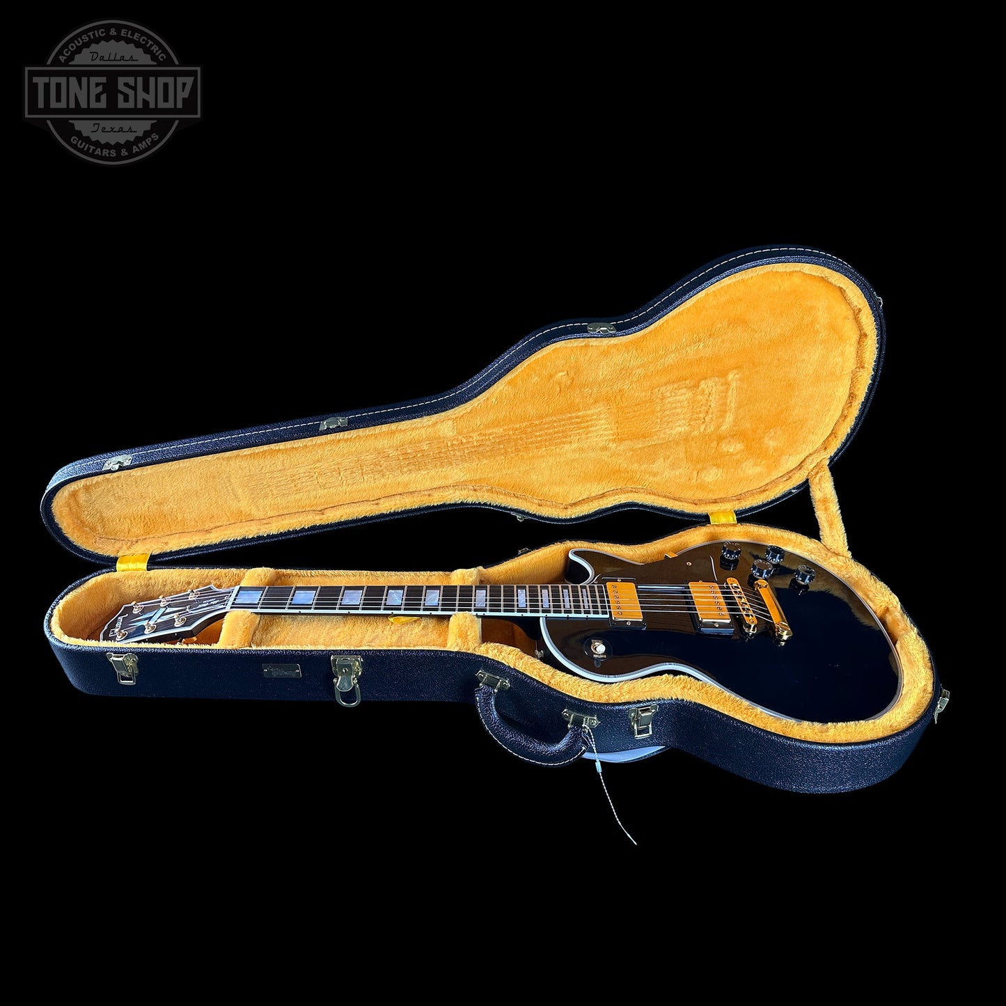 Gibson Custom Dealer Select Les Paul Custom Ebony Ultra Light Aged w/case CS502657