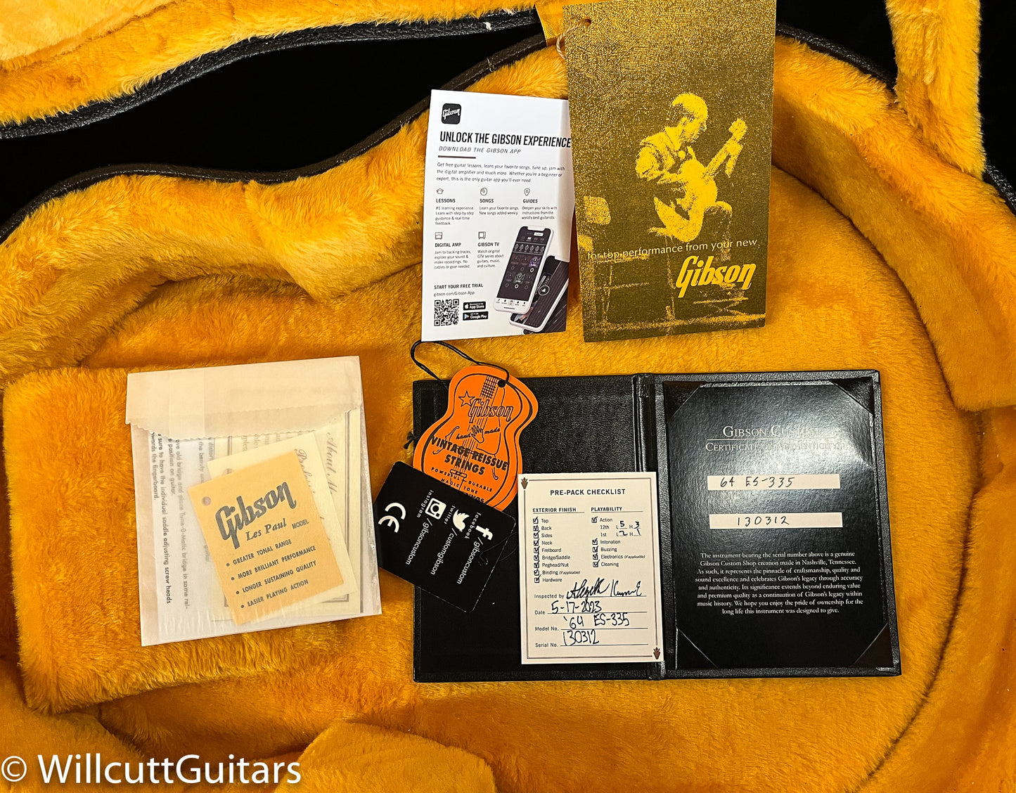 Gibson Custom Shop 1964 ES-335 Willcutt Exclusive Pelham Blue VOS (312)