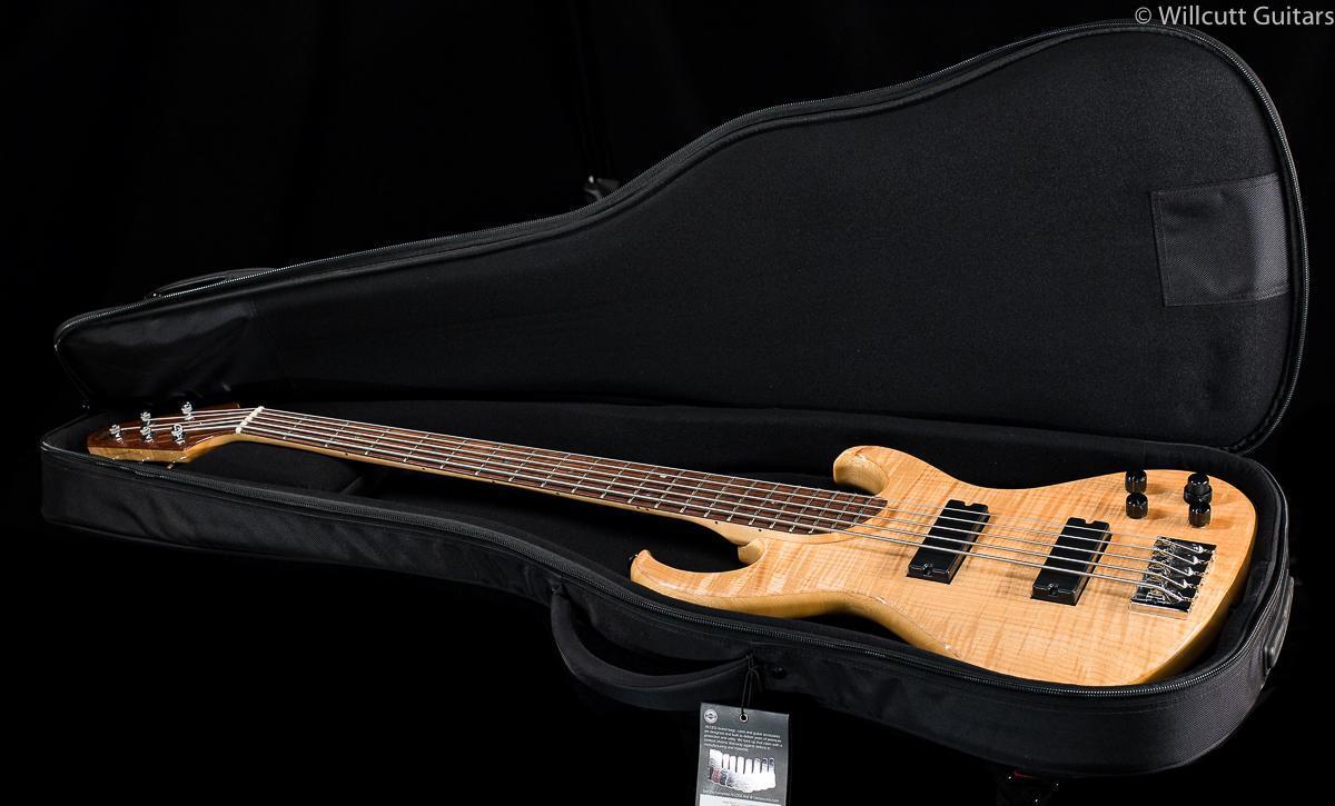 Rick Turner Electroline Bass 5-String Natural Maple Bass Guitar (423)