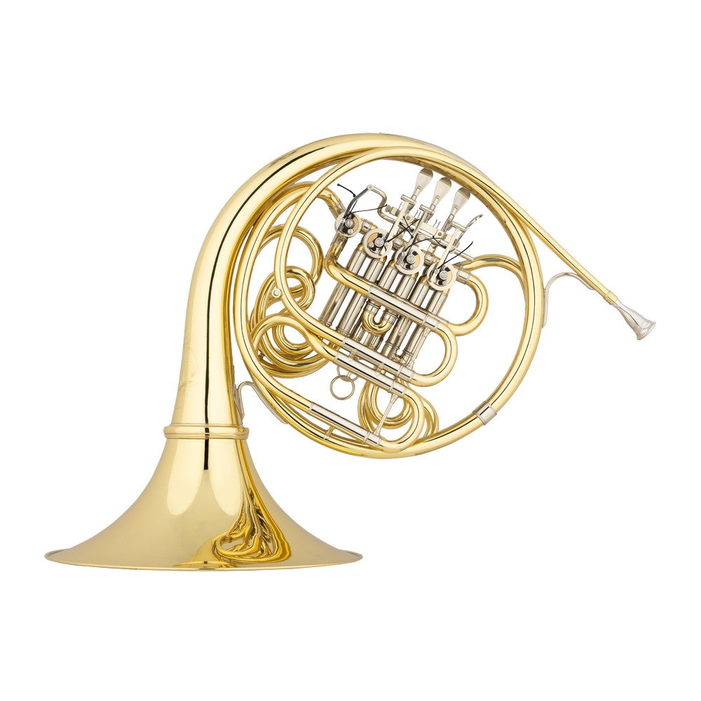 S.E. Shires Q21 F/Bb Double French Horn - Yellow Brass - Detachable Bell - Clear Lacquer