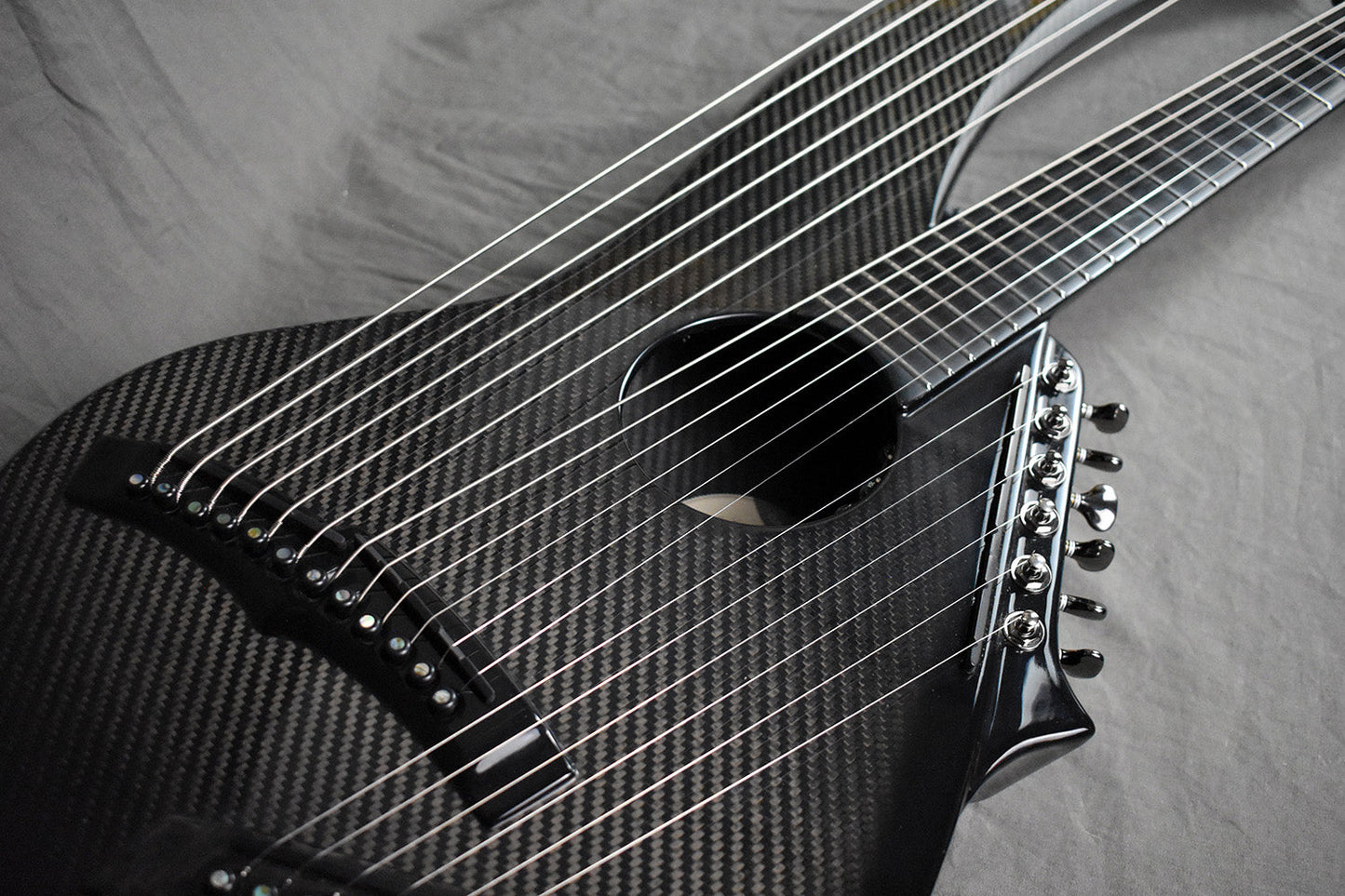2017 Emerald Synergy X7 Custom Harp Guitar