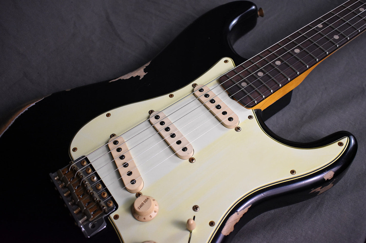 2022 Fender Custom Shop '60 Stratocaster Heavy Relic Black