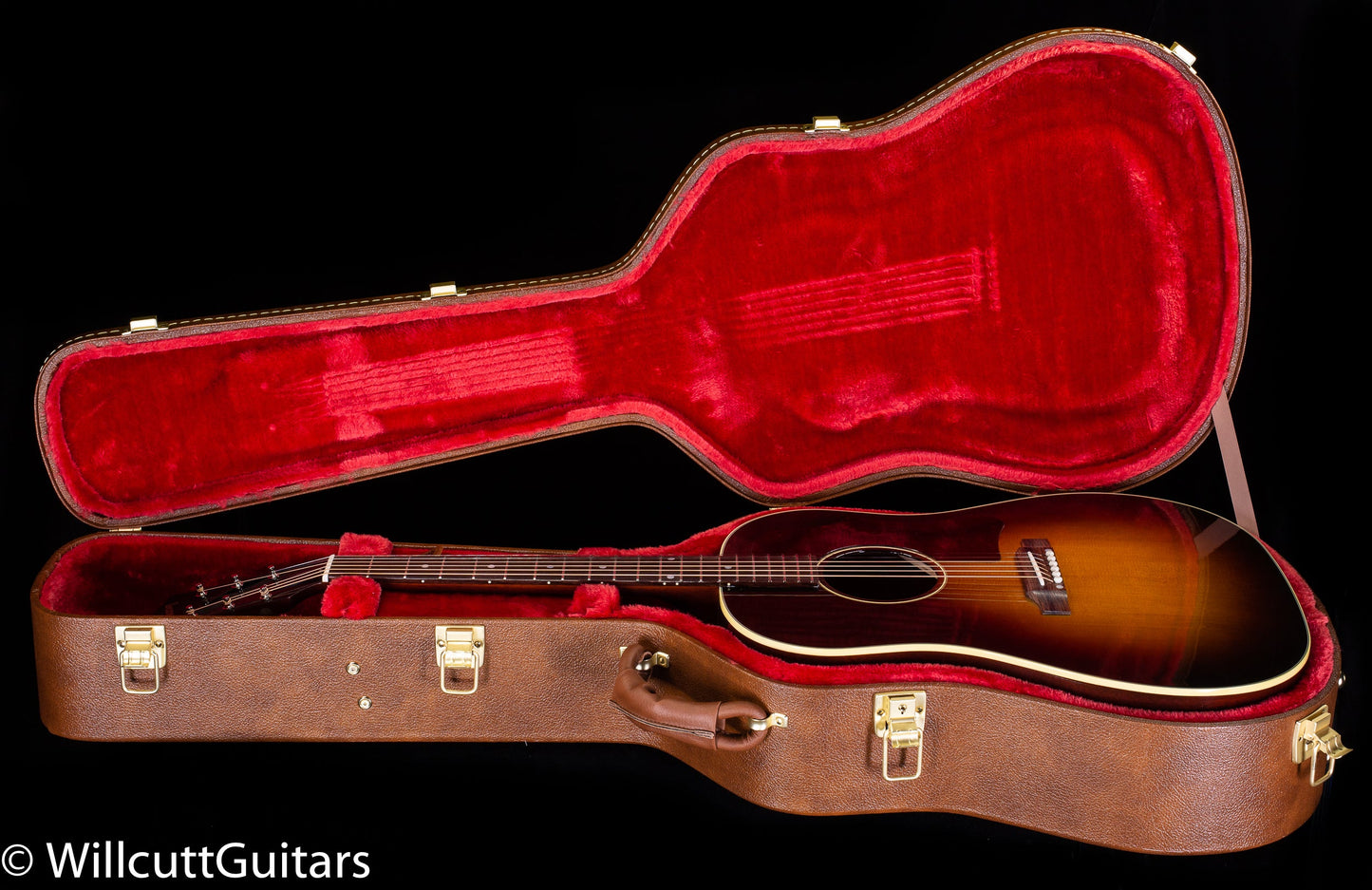 Gibson 50's J-45 Vintage Sunburst Thermally Aged Red Spruce (097)