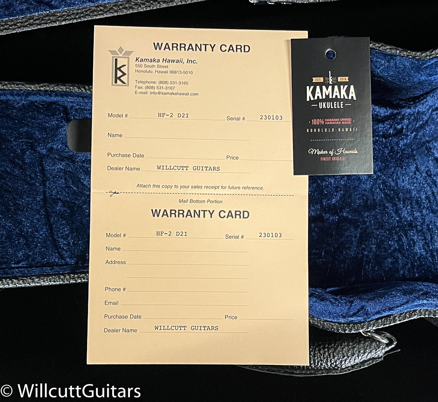 Kamaka Ukulele Concert Deluxe Slotted Headstock (103)