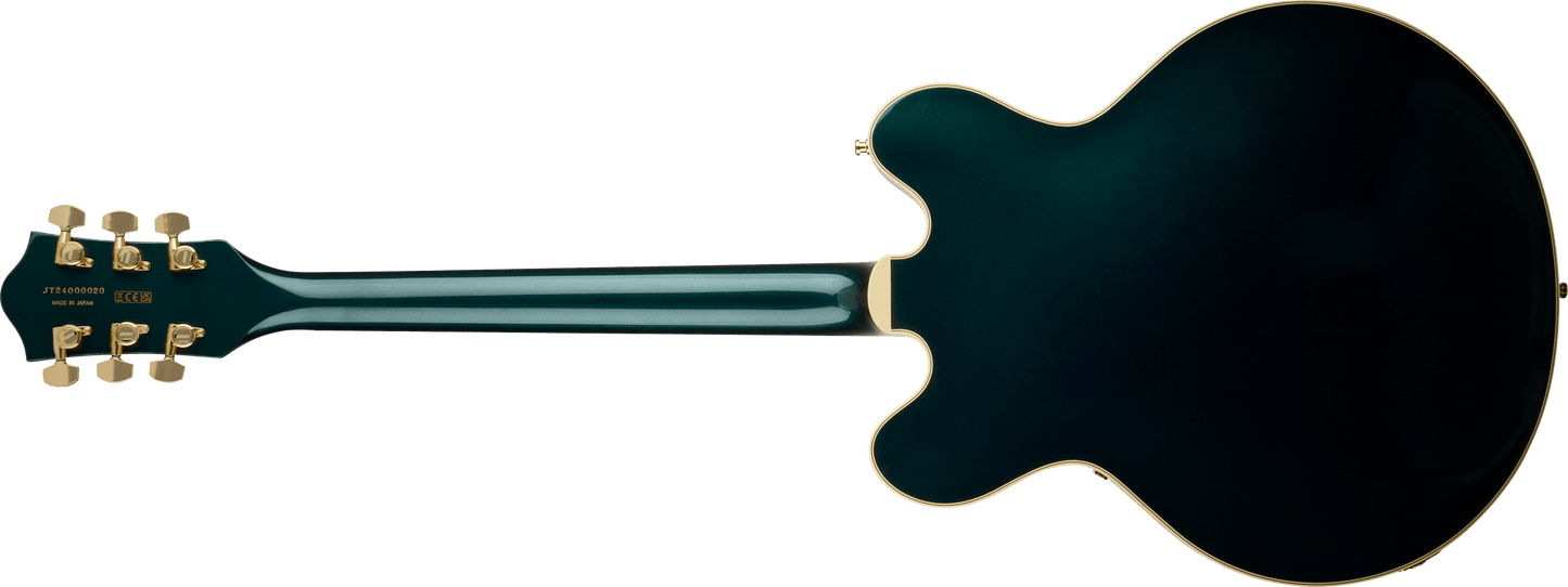 Gretsch Broadkaster LX Center Block with String-Thru Bigsby and Gold Hardware, Ebony Fingerboard, Cadillac Green