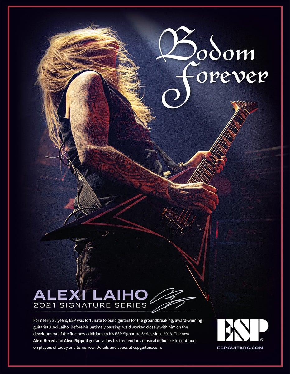 ESP Custom Shop Alexi Laiho Hexed - Purple w/ White Pinstripes