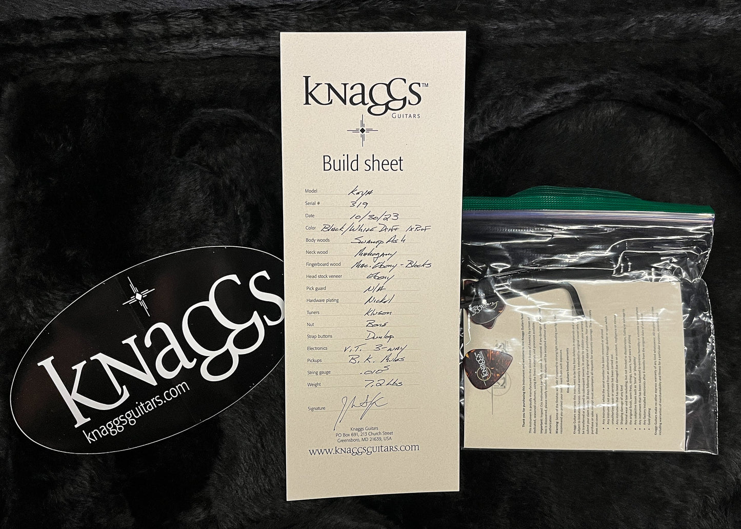 2023 Knaggs Influence Keya Black Driftwood/White Drift (319)