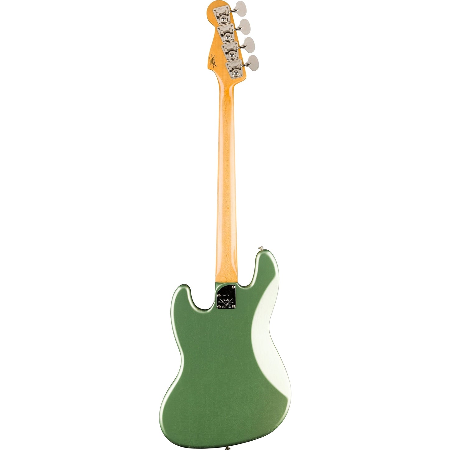 Fender Custom Shop Limited Edition '60s Jazz Electric Bass Guitar Deluxe Closet Classic - Aged Sage Green Metallic
