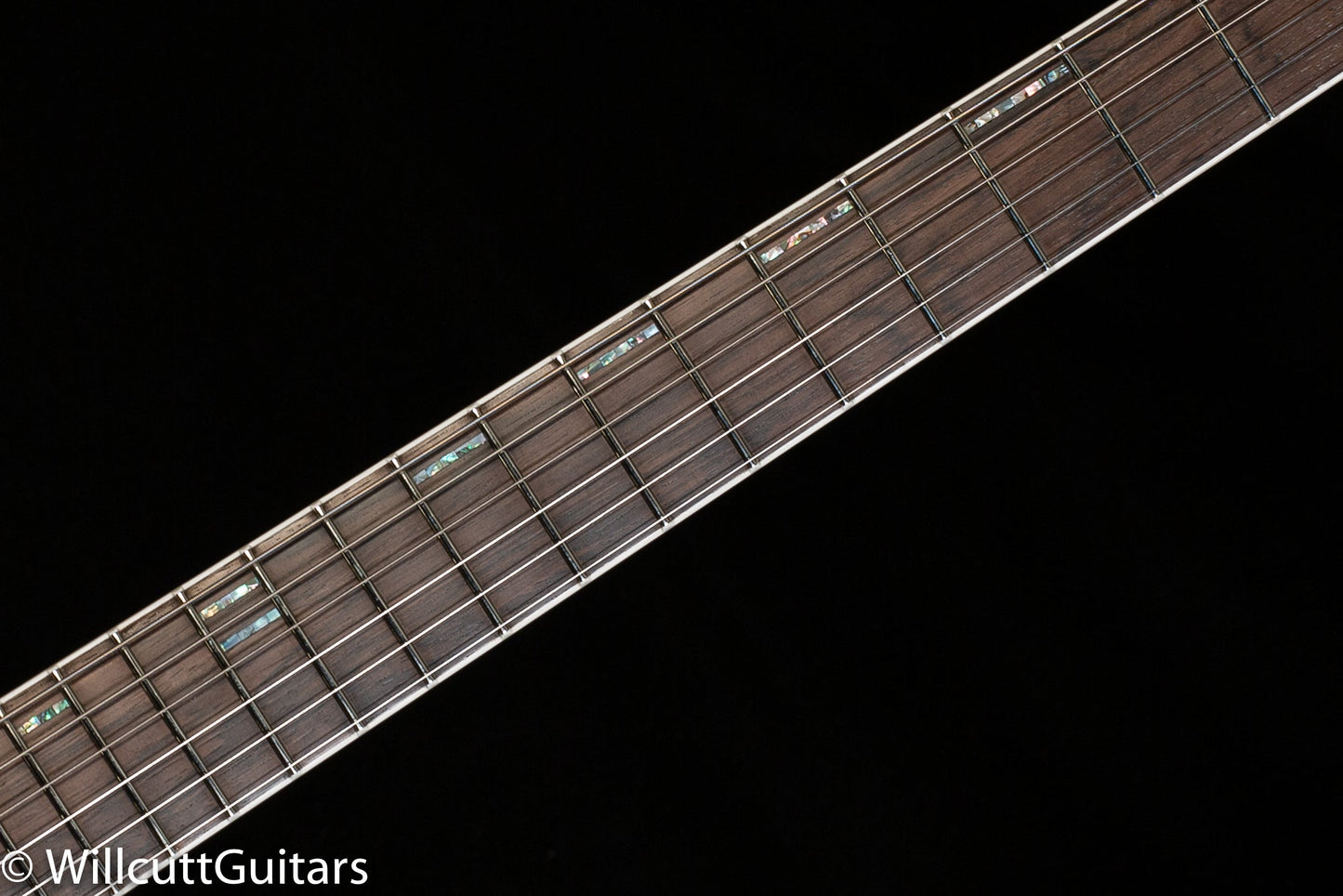 Giffin Standard Hollow Black Limba Charcoal Burst Quilt (210)