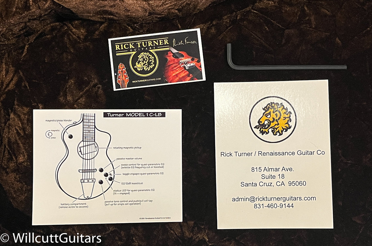 Rick Turner Model 1 Standard Purple Haze Top (867)