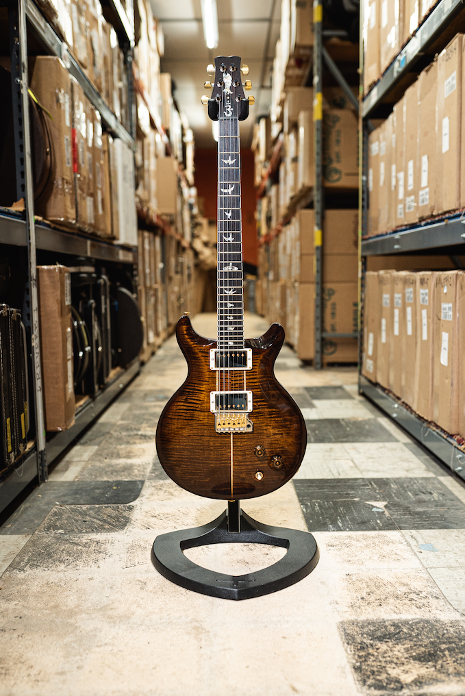 PRS Santana Retro Electric Guitar - Black Gold Burst