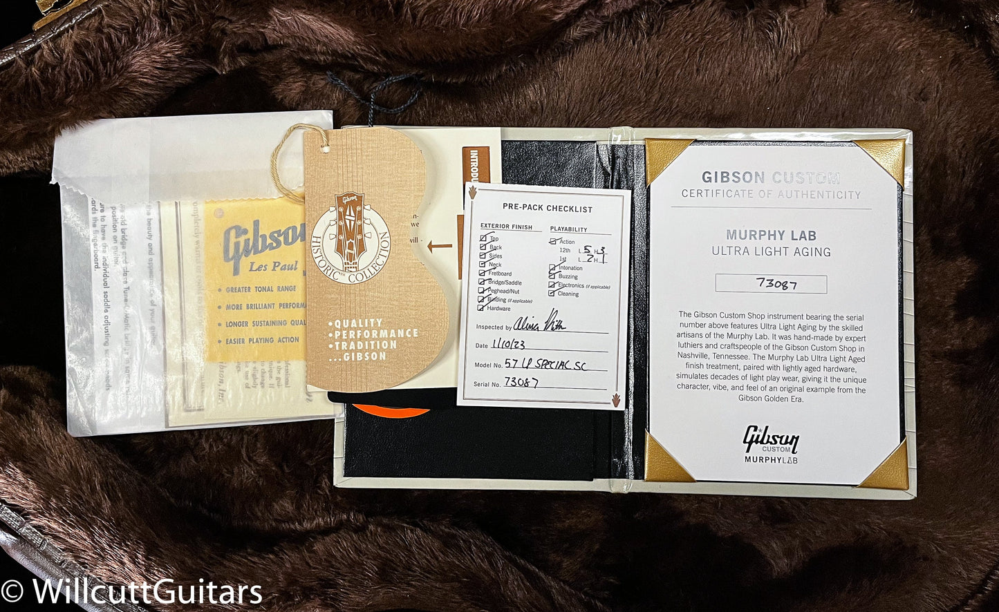 Gibson Custom Shop 1957 Les Paul Special Single Cut Murphy Lab Ultra Light Aged TV Yellow (087)
