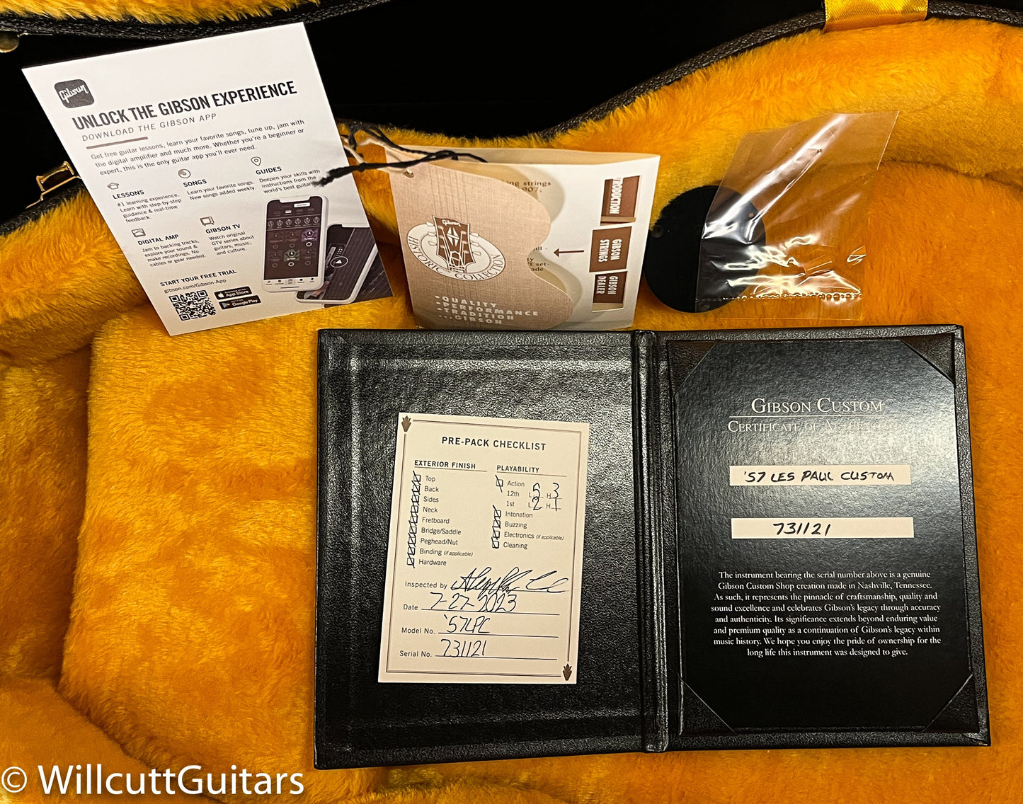 Gibson Custom Shop 1957 Les Paul Custom Willcutt Exclusive Alpine White VOS(121)