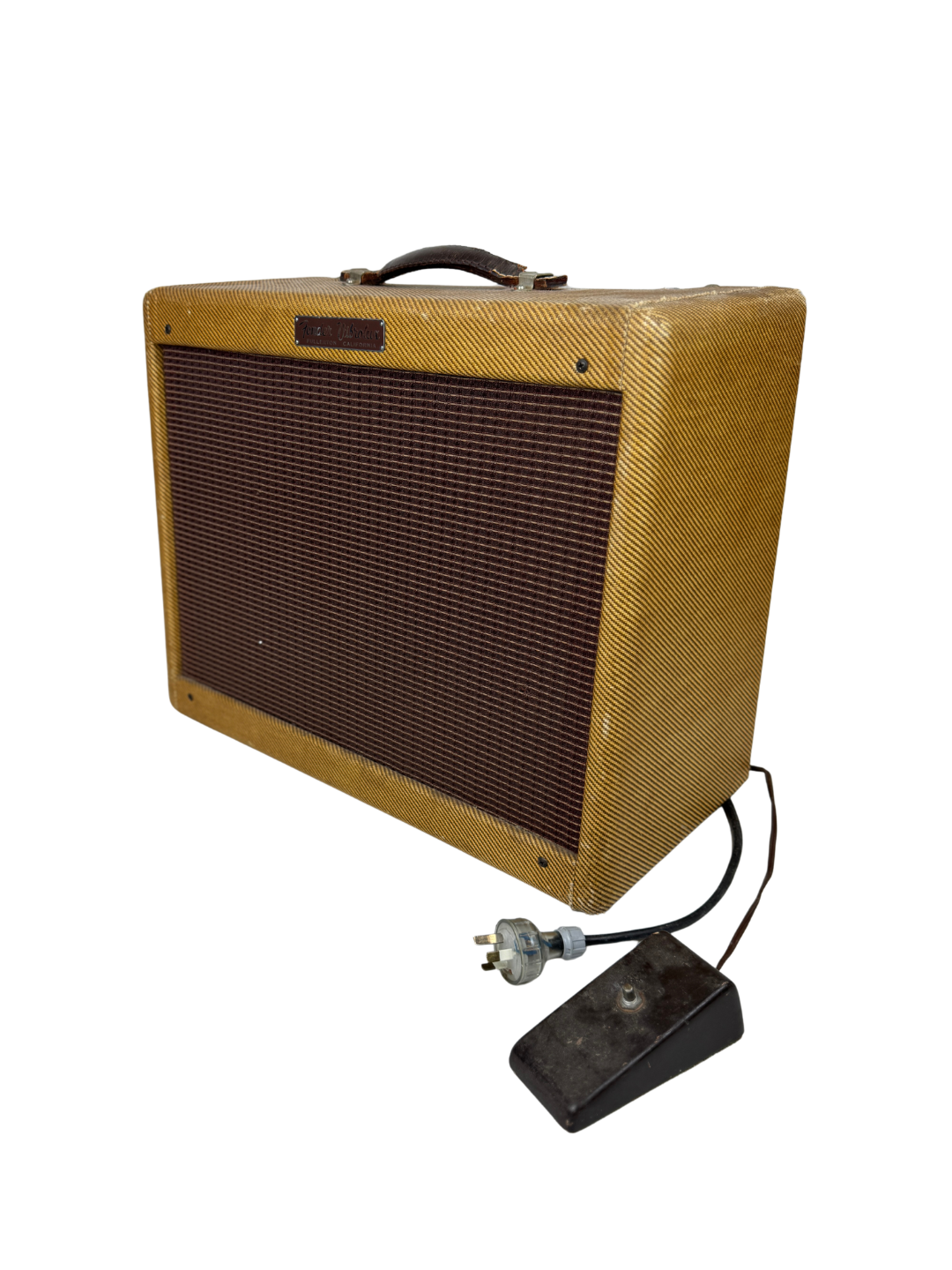 SOLD - Vintage Fender Vibrolux 5F11 Narrow Panel Tweed Combo - USA 1959