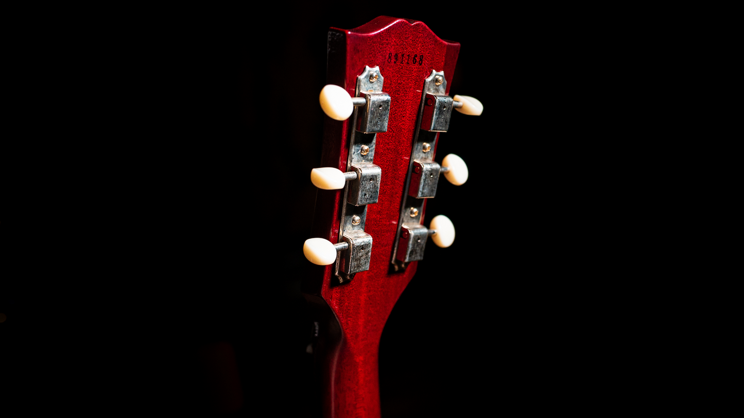 Gibson Custom 1958 Les Paul Junior Double Cut Reissue VOS - Faded Cherry