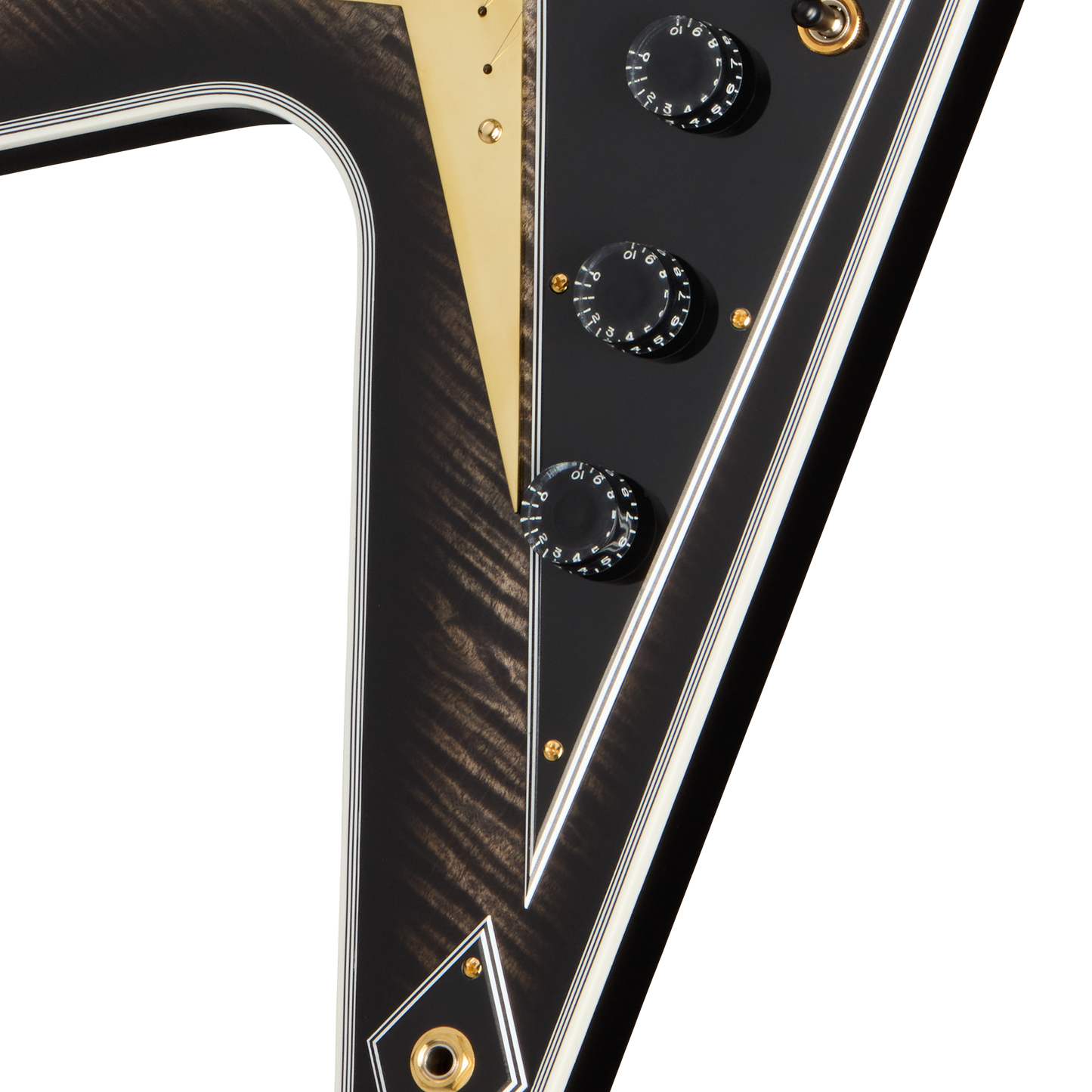 Gibson Custom Flying V Custom Figured Top, VOS, Cobra Burst