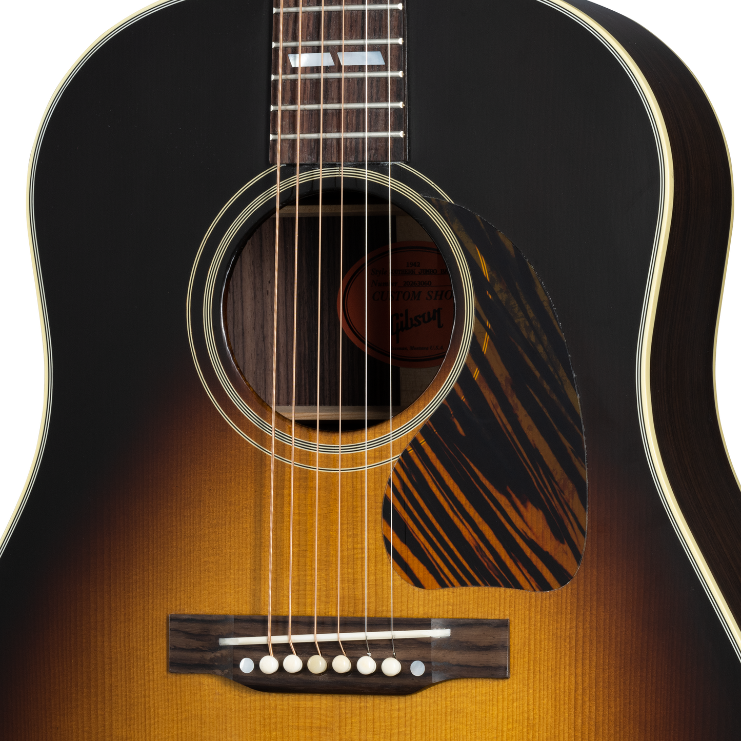 Gibson Custom 1942 Banner Southern Jumbo Reissue, Vintage Sunburst