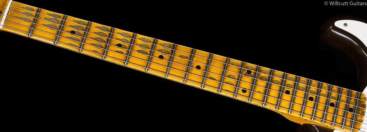 Fender Custom Shop 2019 '59 Stratocaster Heavy Relic Faded Chocolate 3-Color Sunburst