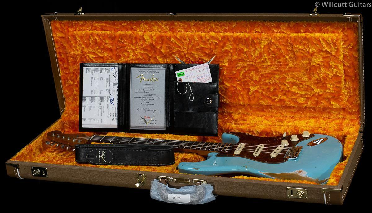 Fender Custom Shop LTD '60 Roasted Stratocaster Heavy Relic Daphne Blue