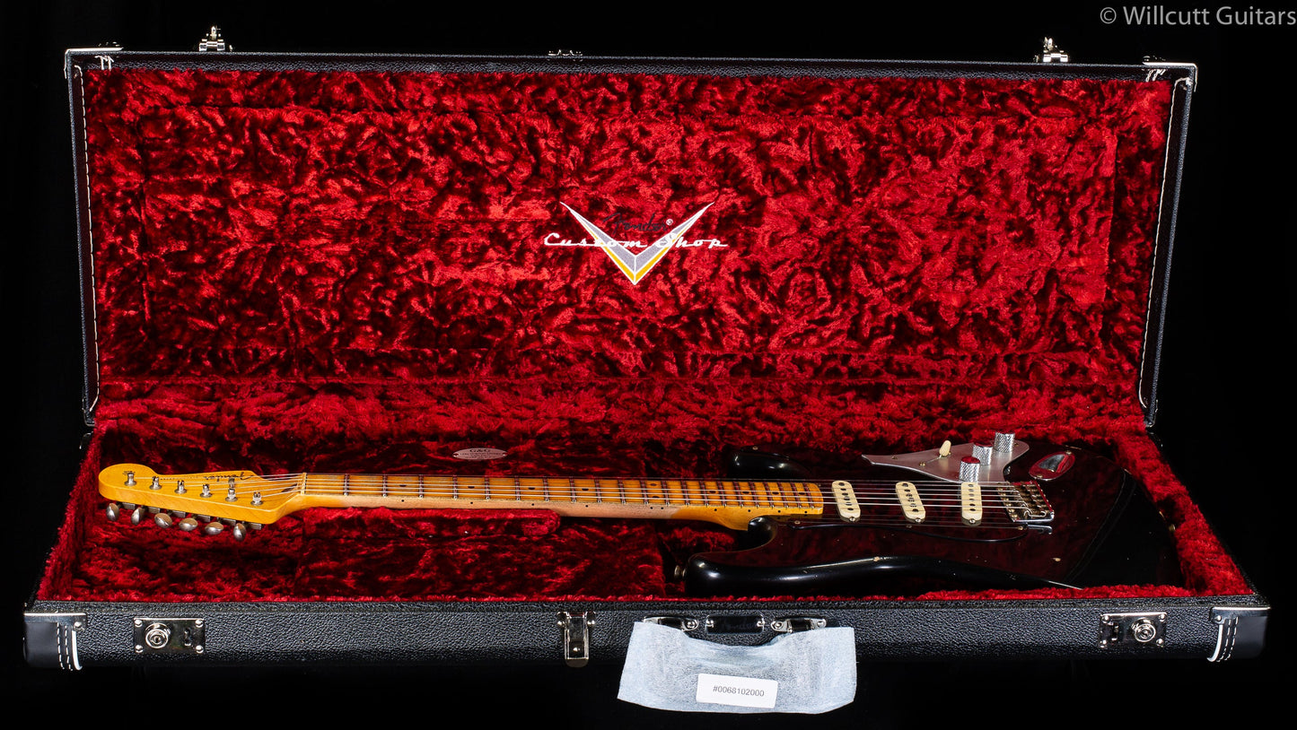 Fender Custom Shop Limited Edition Poblano II Stratocaster Relic Maple Fingerboard Aged Black