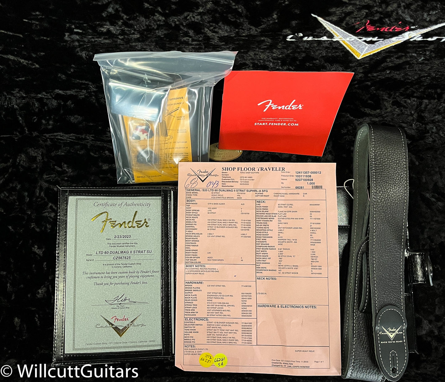 Fender Custom Shop 1960 Dual Mag II Stratocaster Super Heavy Relic Aged Sea Foam Green (625)