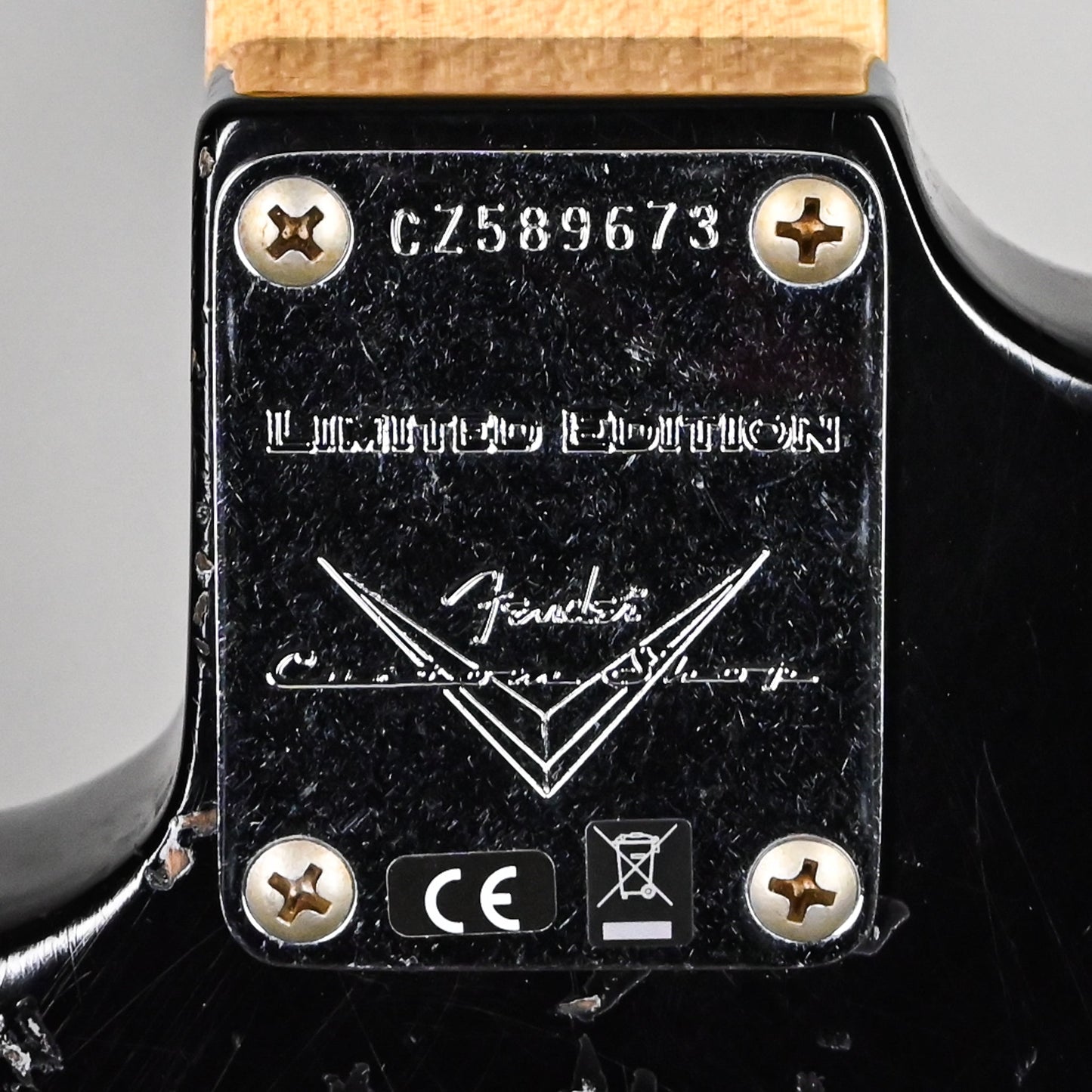 Fender Custom Shop Limited Edition 1962 Stratocaster w/ Handwound 60/63 Pickups, Heavy Relic- Black 2026 (CZ589673)