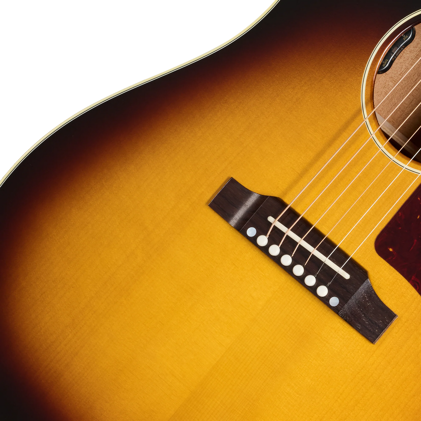 Gibson Custom J-45 50s with Red Spruce Top, Wide Vintage Sunburst