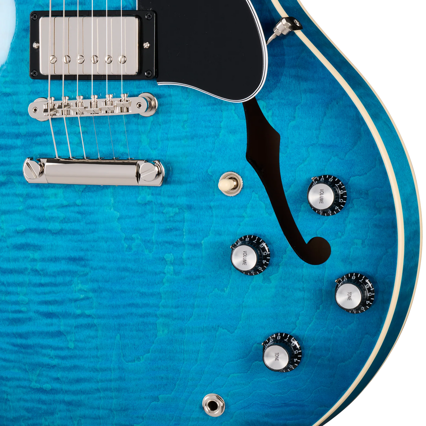 Gibson ES-335 Figured Custom Color, Ocean Water Perimeter, Exclusive
