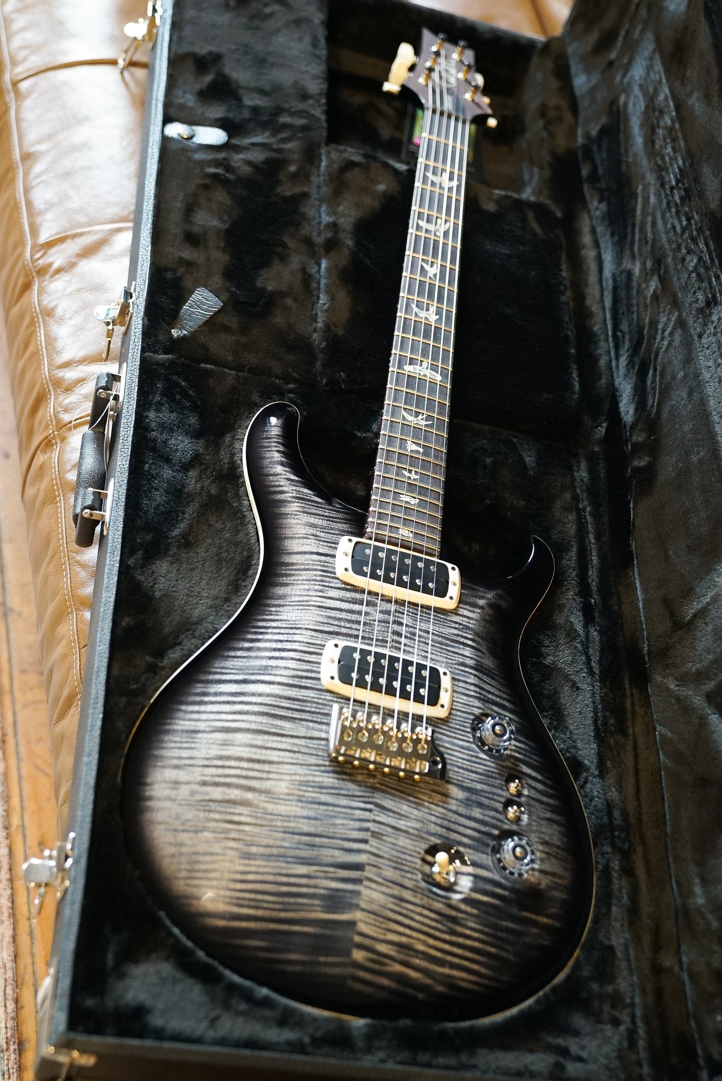 PRS Custom 24-08, Pattern Thin - Charcoal Burst
