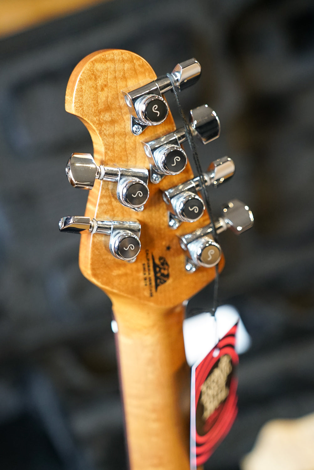 Music Man Luke 4 HH Maple Top - Afterburn