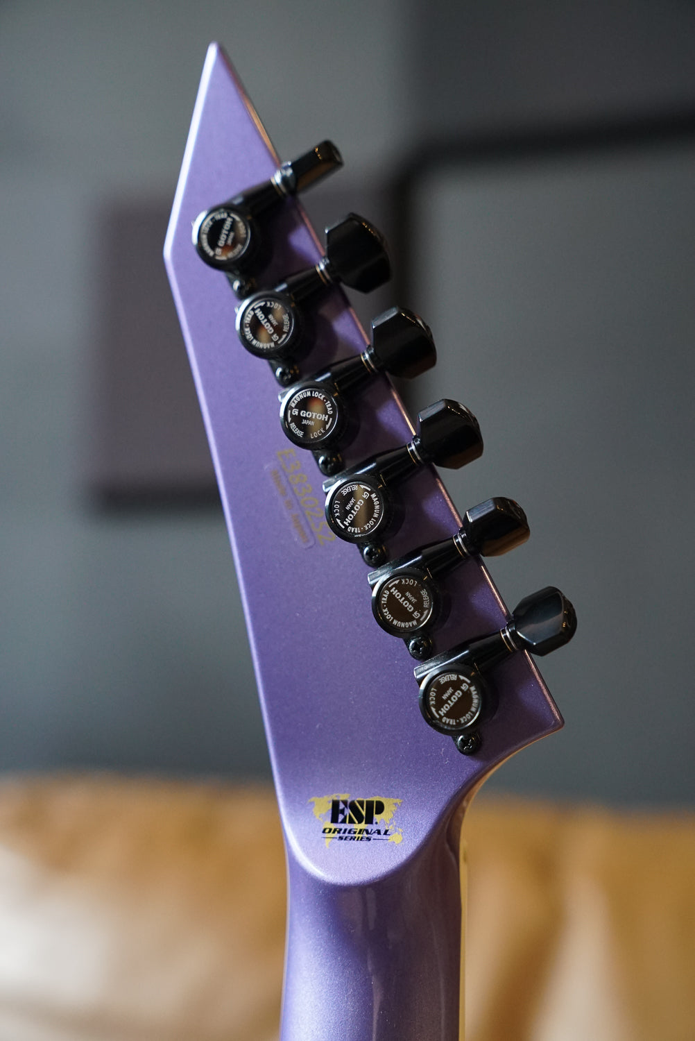 ESP Custom Shop Horizon II NT, Metallic Purple