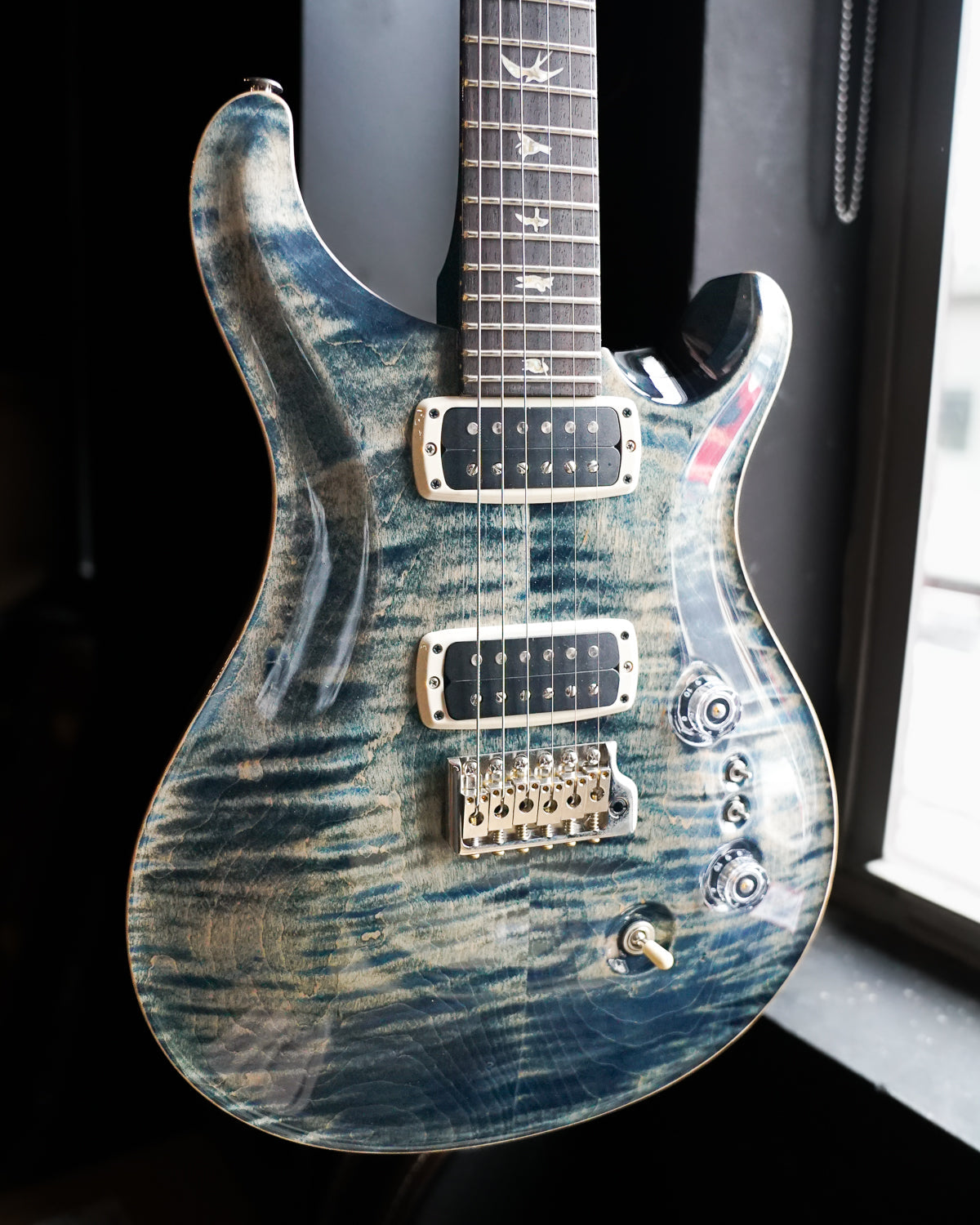 PRS Custom 24-08, Pattern Thin - Faded Whale Blue