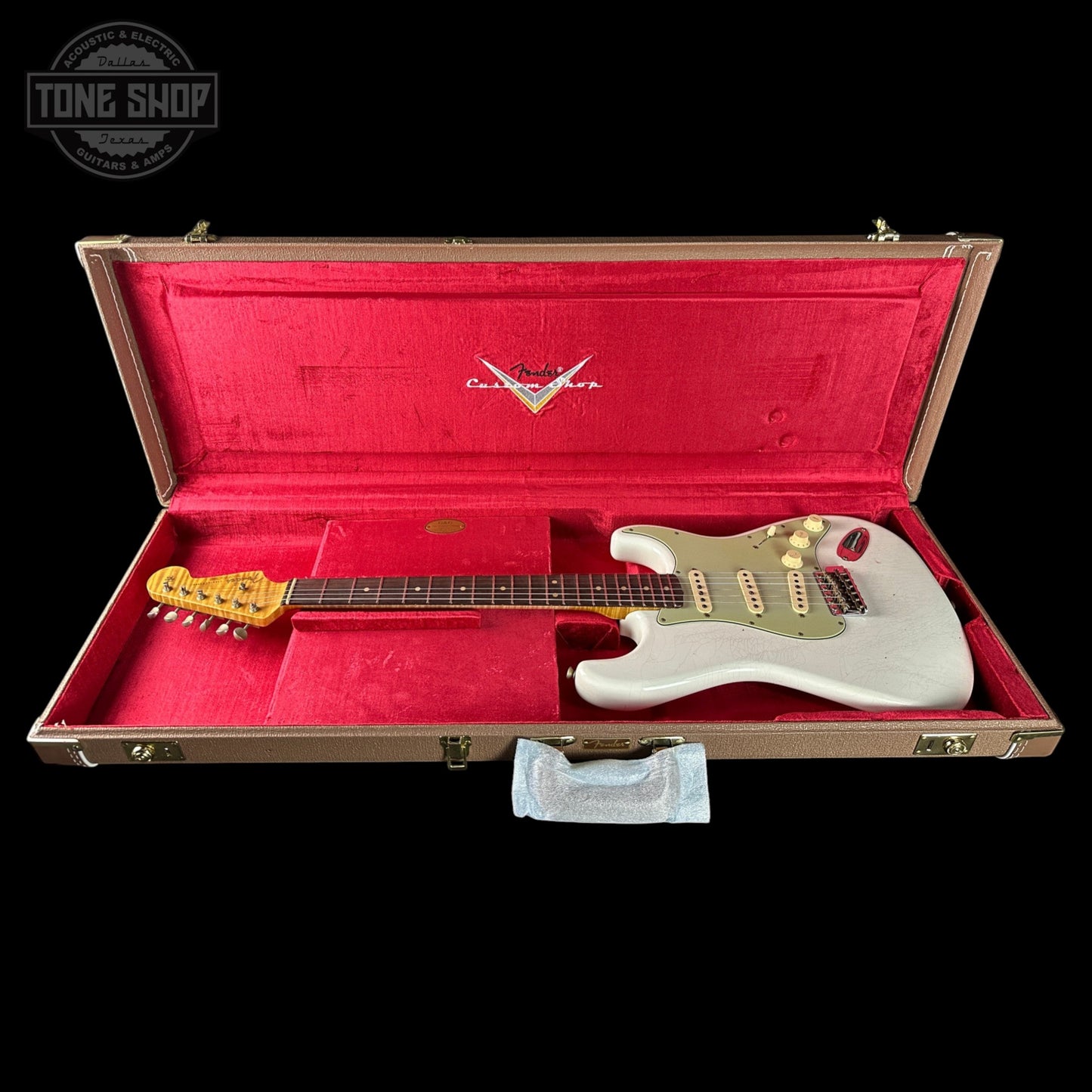 Fender Custom Shop TSG Exclusive ’63 Stratocaster Chambered Olympic White Journeyman Relic w/case CZ589260