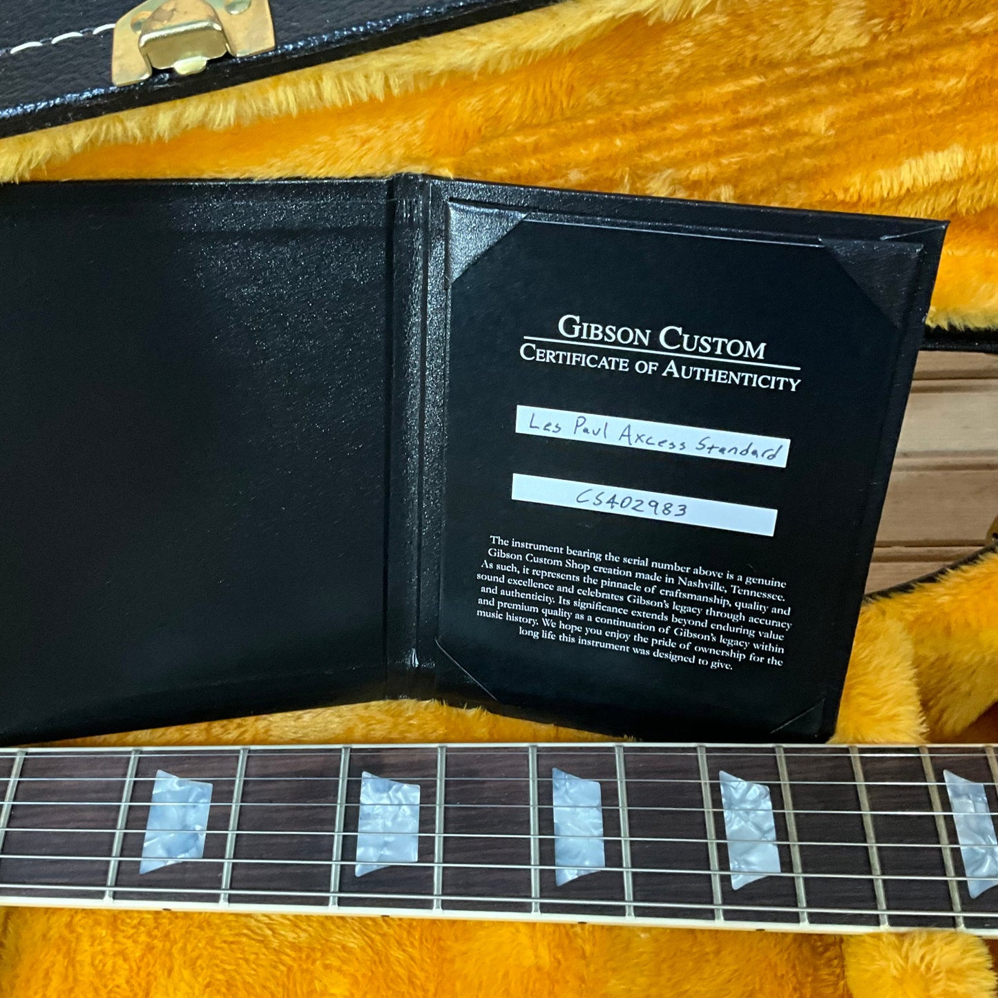Gibson Custom Les Paul Axcess Figured Top Electric Guitar - Iguana Burst