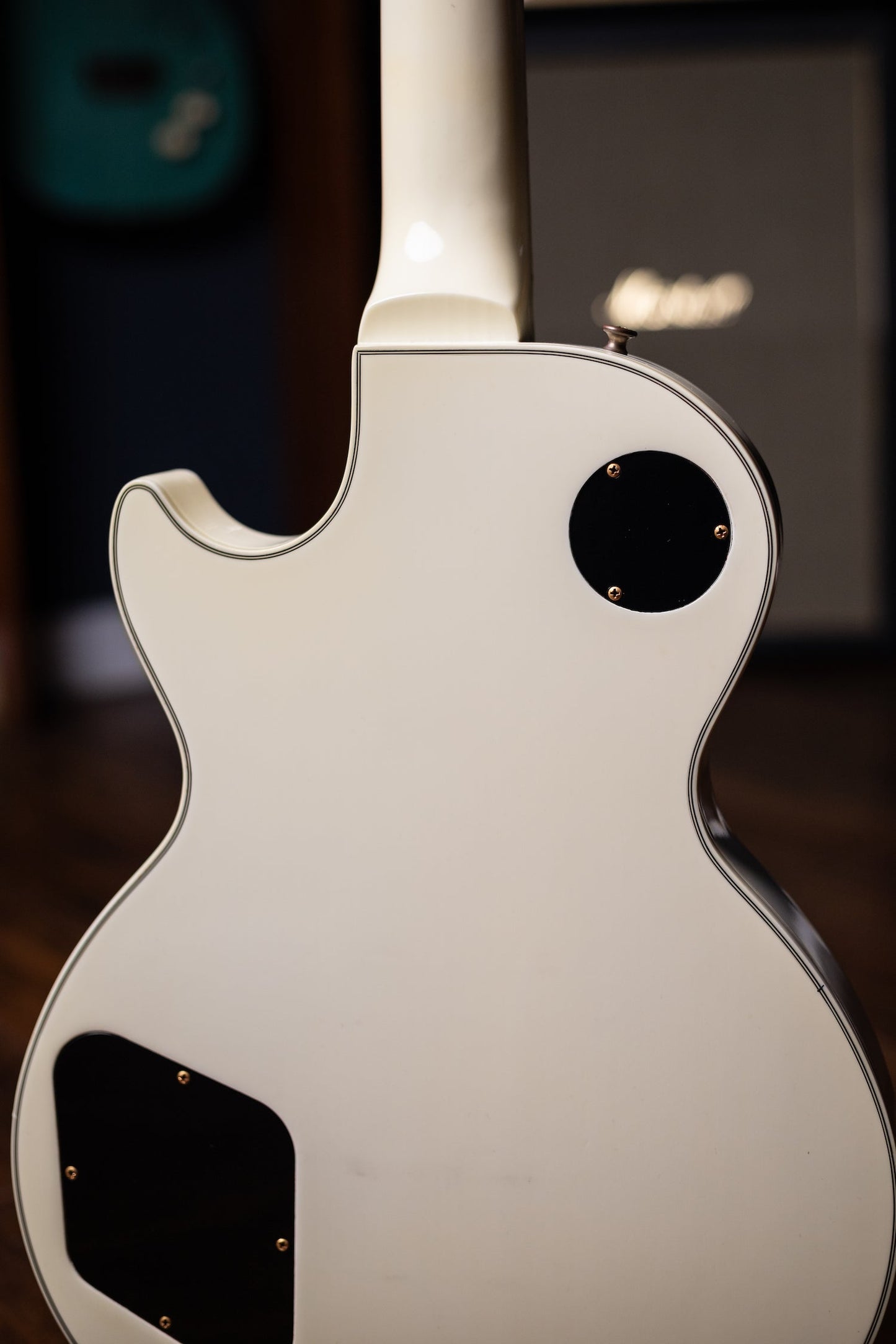 2007 Gibson Les Paul Custom Electric Guitar - Alpine White